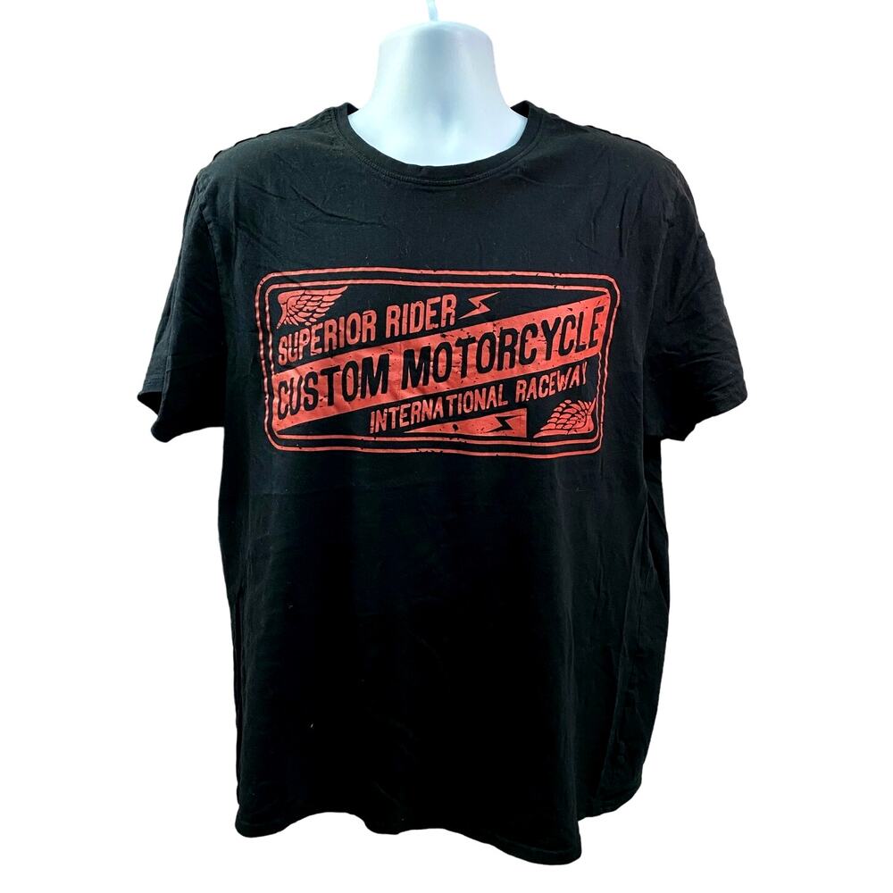Superior Motors - T-Shirt (SB) - Wing Biker Motorbike Gang Rider tshirt 2XL